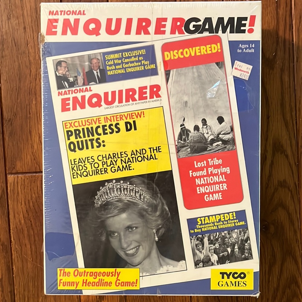NIB Vintage National Enquirer Game